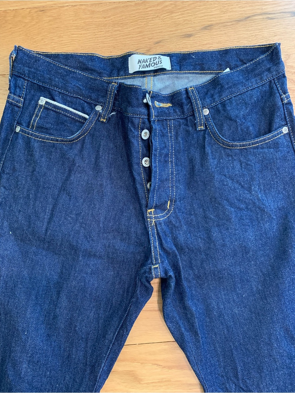 Naked & Famous Denim Slim Indigo Blue Men's Jeans